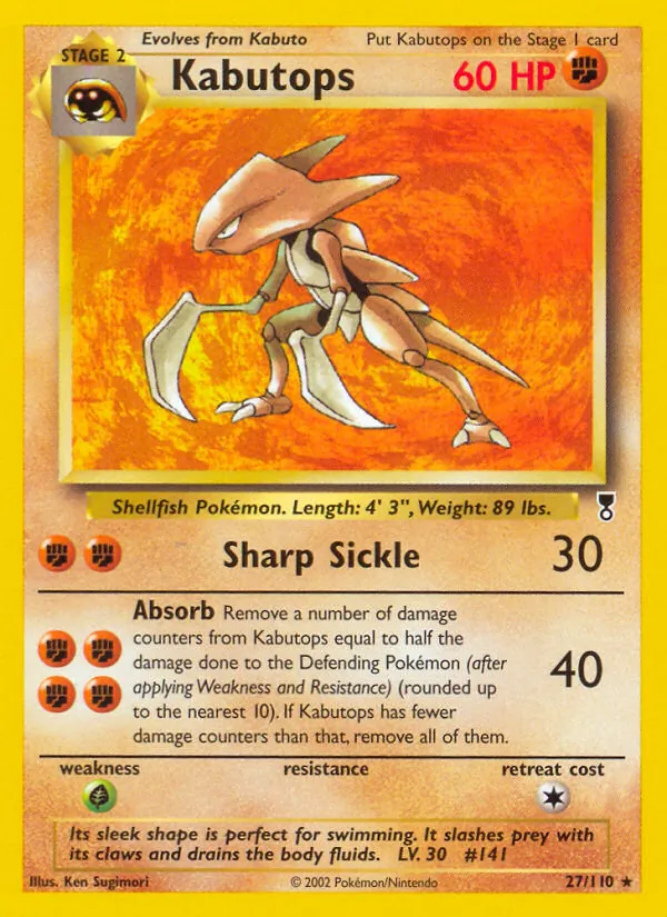 27-RH Kabutops – Legendary Collection