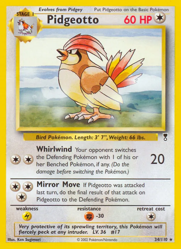 34-RH Pidgeotto – Legendary Collection