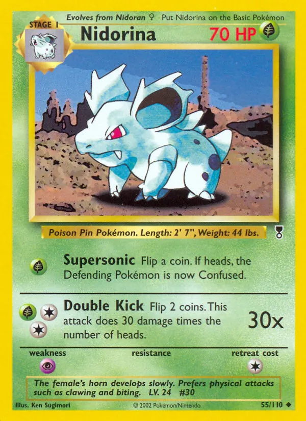 55-RH Nidorina – Legendary Collection