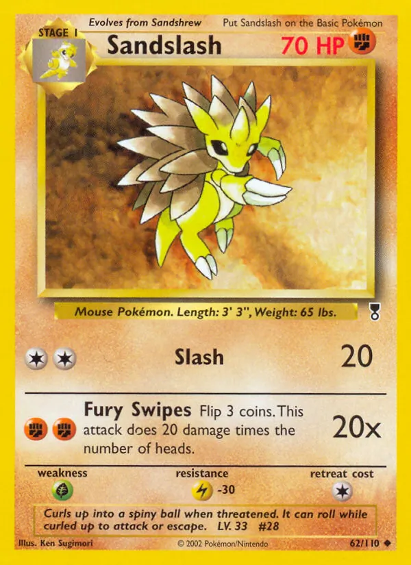62-RH Sandslash – Legendary Collection