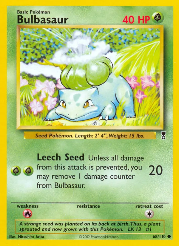 68-RH Bulbasaur – Legendary Collection