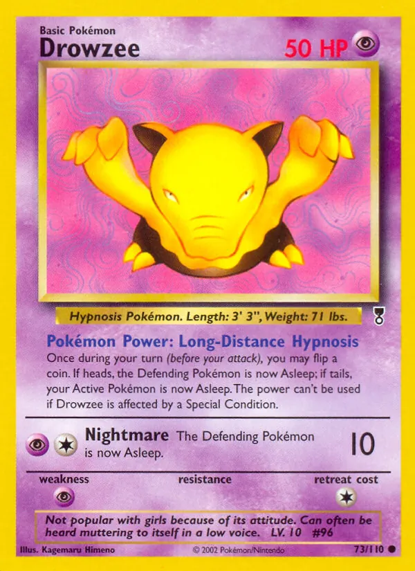 73-RH Drowzee – Legendary Collection