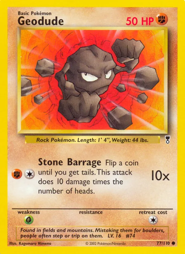 77-RH Geodude – Legendary Collection