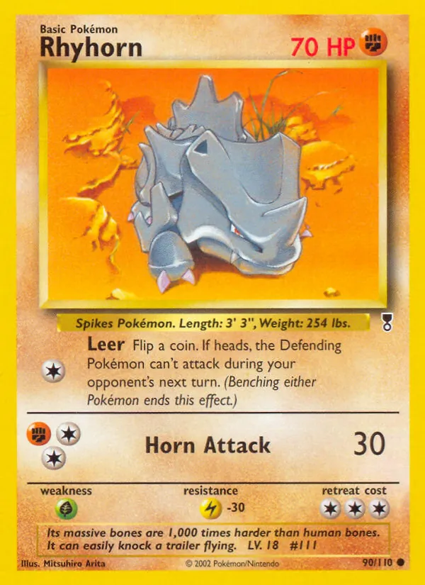 90-RH Rhyhorn – Legendary Collection