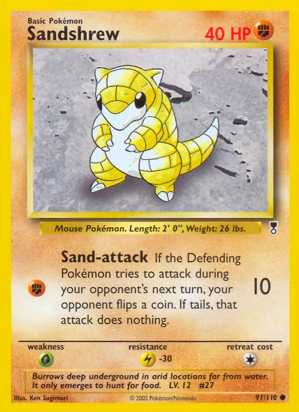 91-RH Sandshrew – Legendary Collection