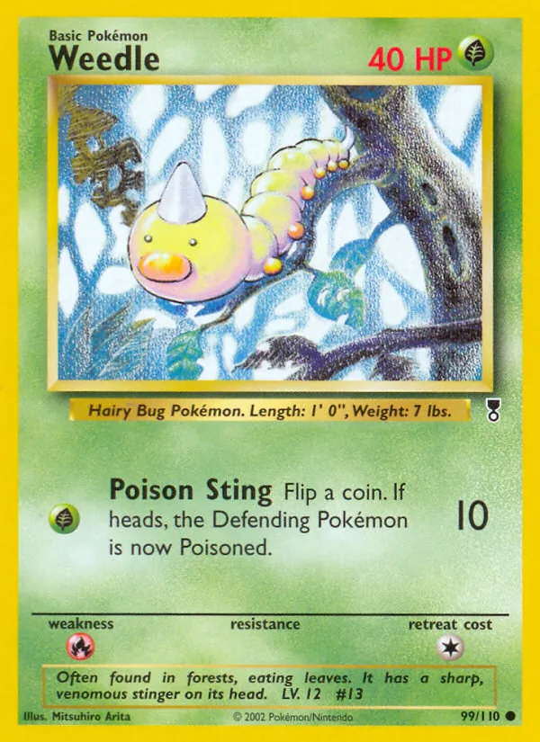 99-RH Weedle – Legendary Collection