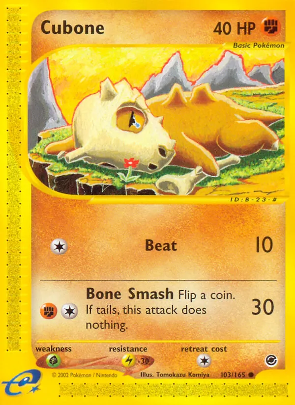 103 Cubone – Expedition Base Set