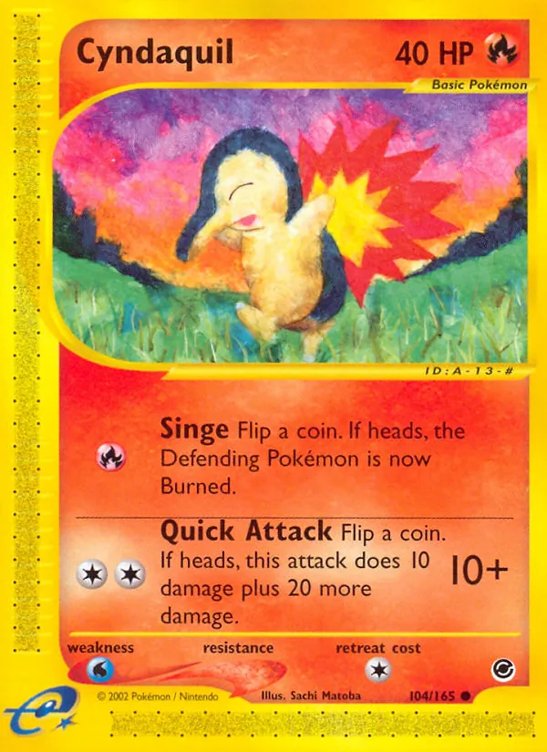 104 Cyndaquil – Expedition Base Set