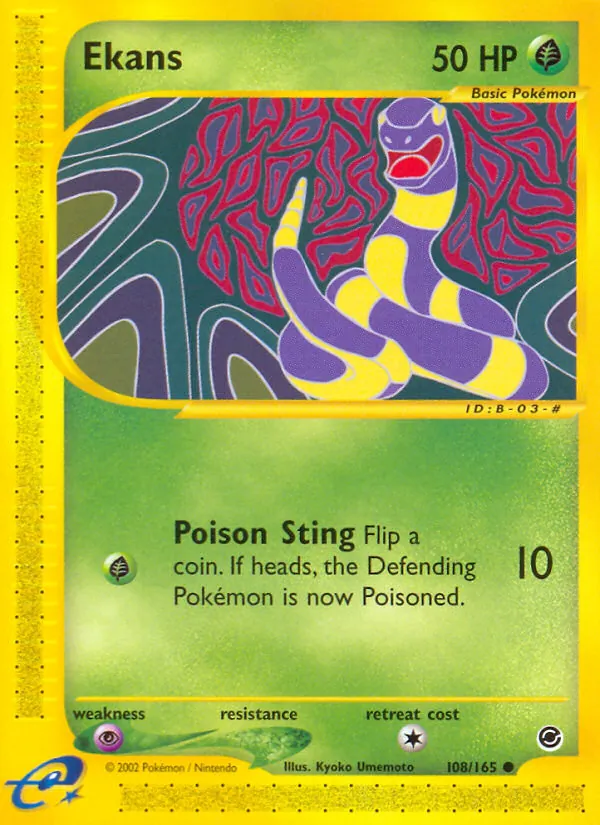 108 Ekans – Expedition Base Set