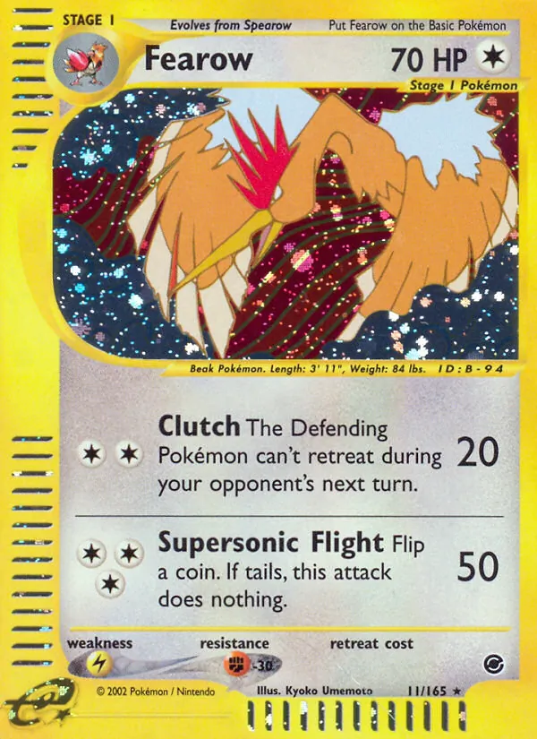 11 Fearow – Expedition Base Set