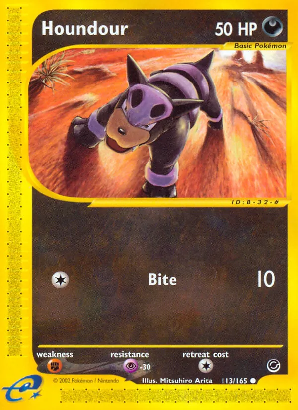 113 Houndour – Expedition Base Set