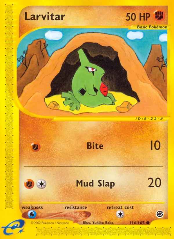 116 Larvitar – Expedition Base Set
