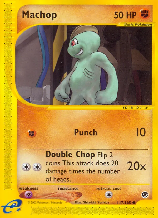 117 Machop – Expedition Base Set