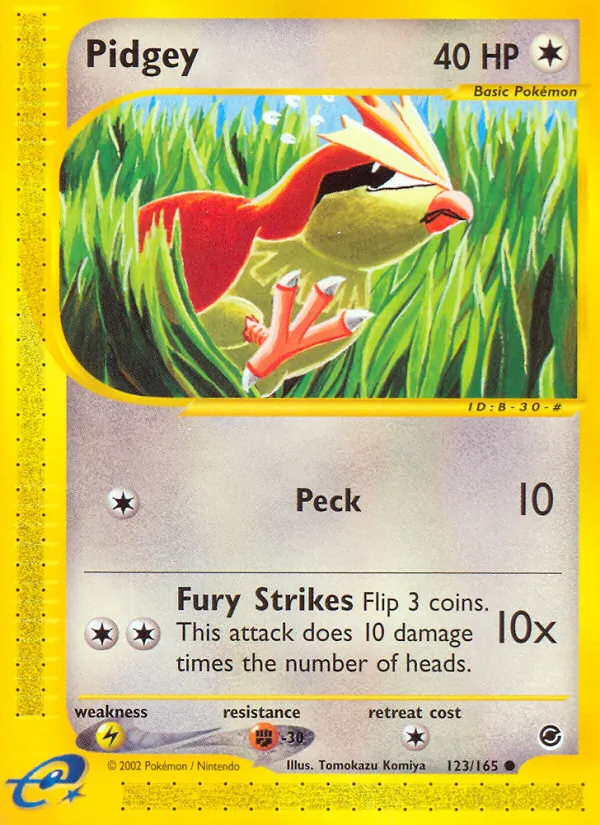 123 Pidgey – Expedition Base Set