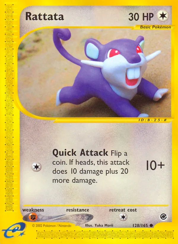 128 Rattata – Expedition Base Set