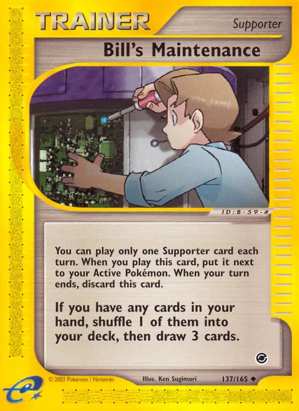 137 Bill's Maintenance – Expedition Base Set