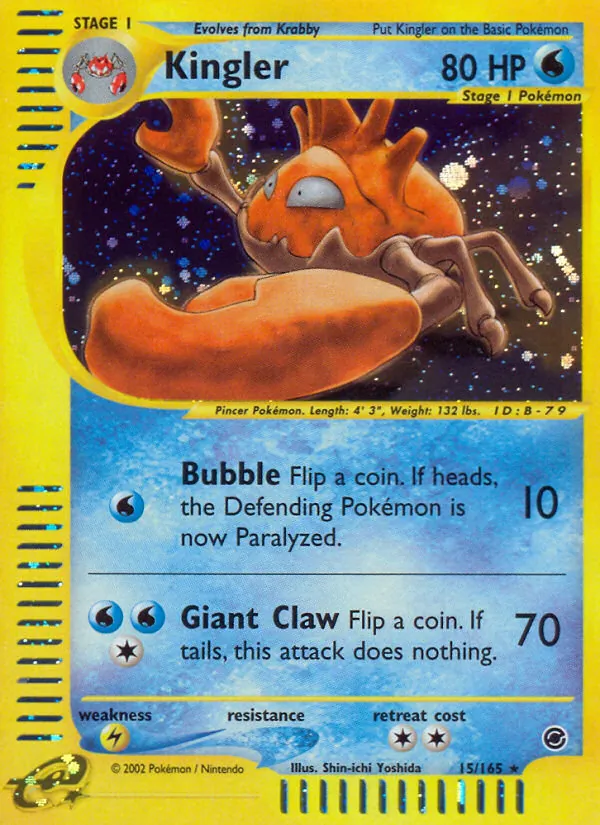 15 Kingler – Expedition Base Set