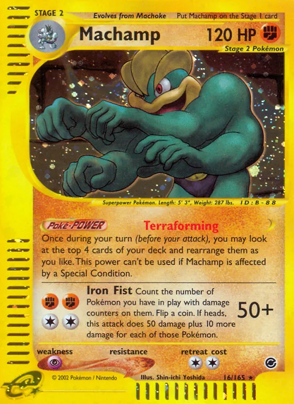 16 Machamp – Expedition Base Set