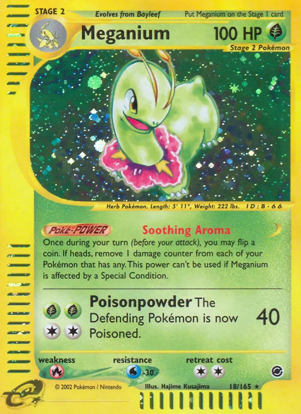 18 Meganium – Expedition Base Set