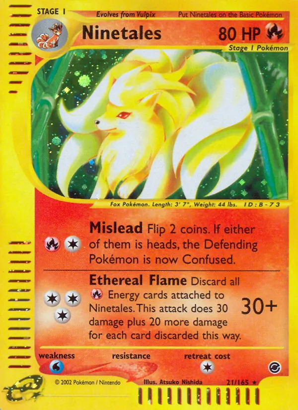 21 Ninetales – Expedition Base Set