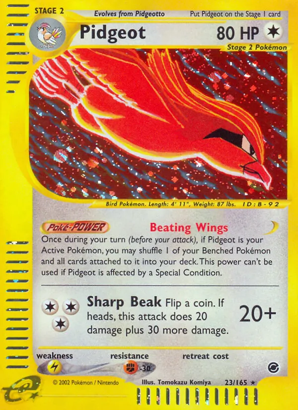 23 Pidgeot – Expedition Base Set