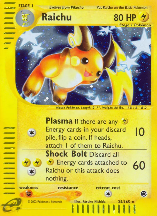 25 Raichu – Expedition Base Set