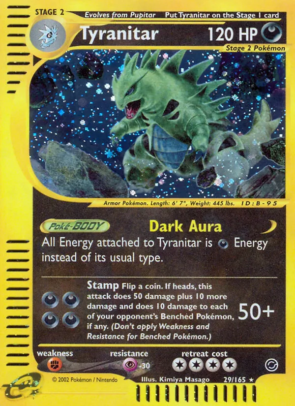 29 Tyranitar – Expedition Base Set