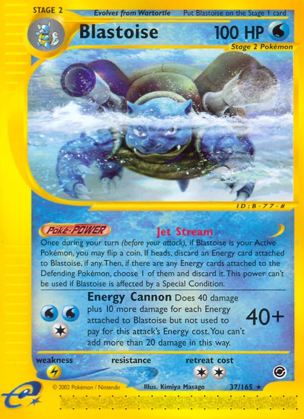 37 Blastoise – Expedition Base Set