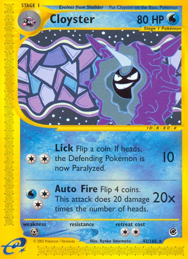 42 Cloyster – Expedition Base Set