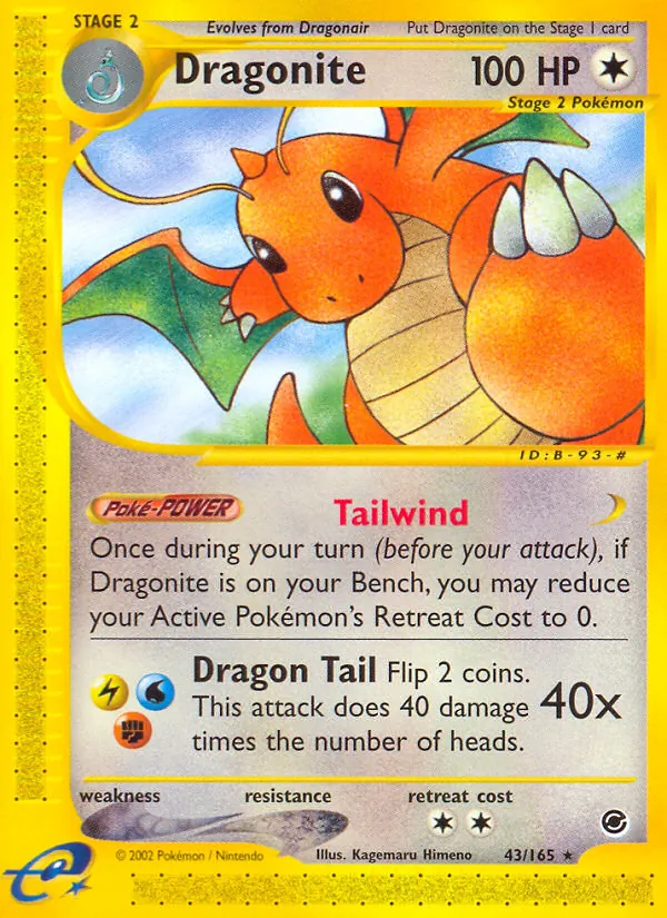 43 Dragonite – Expedition Base Set