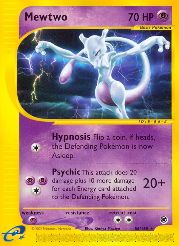 56 Mewtwo – Expedition Base Set