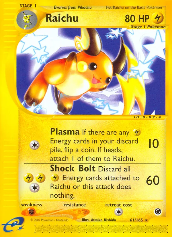 61 Raichu – Expedition Base Set