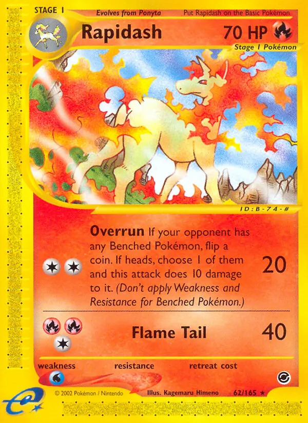 62 Rapidash – Expedition Base Set