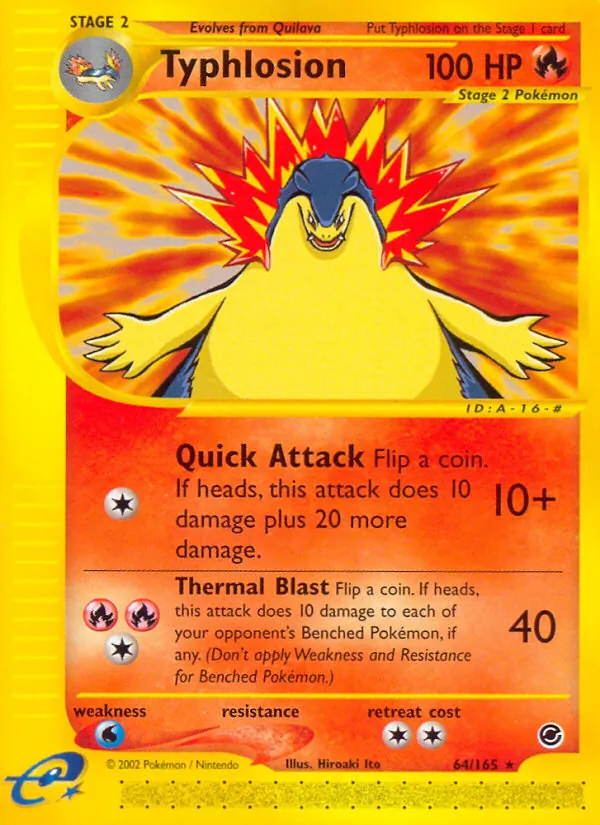 64 Typhlosion – Expedition Base Set