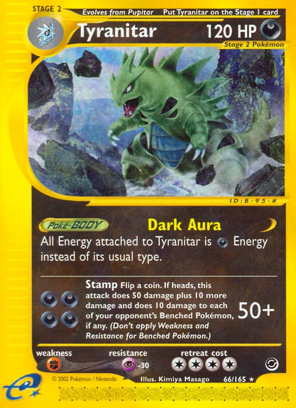 66 Tyranitar – Expedition Base Set