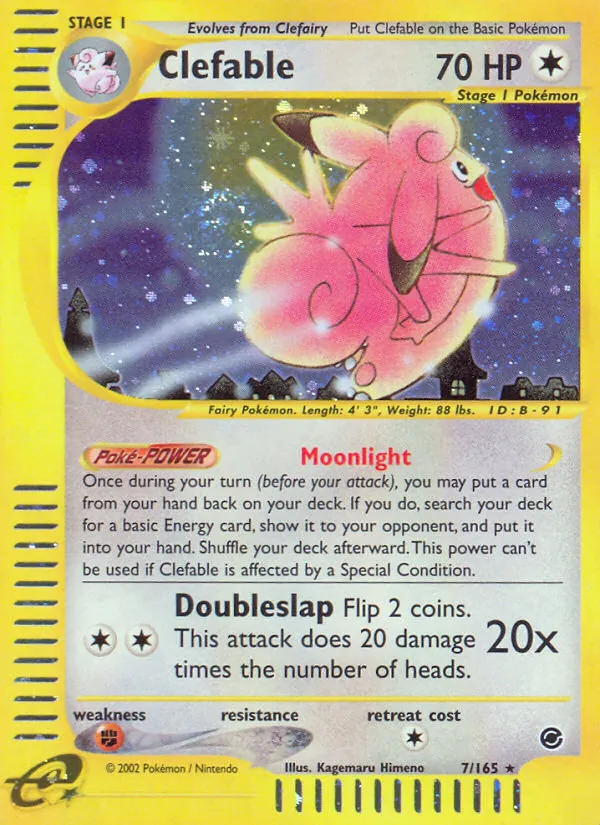 7 Clefable – Expedition Base Set