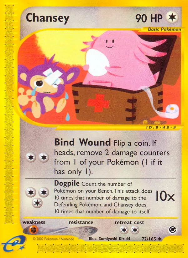 72 Chansey – Expedition Base Set