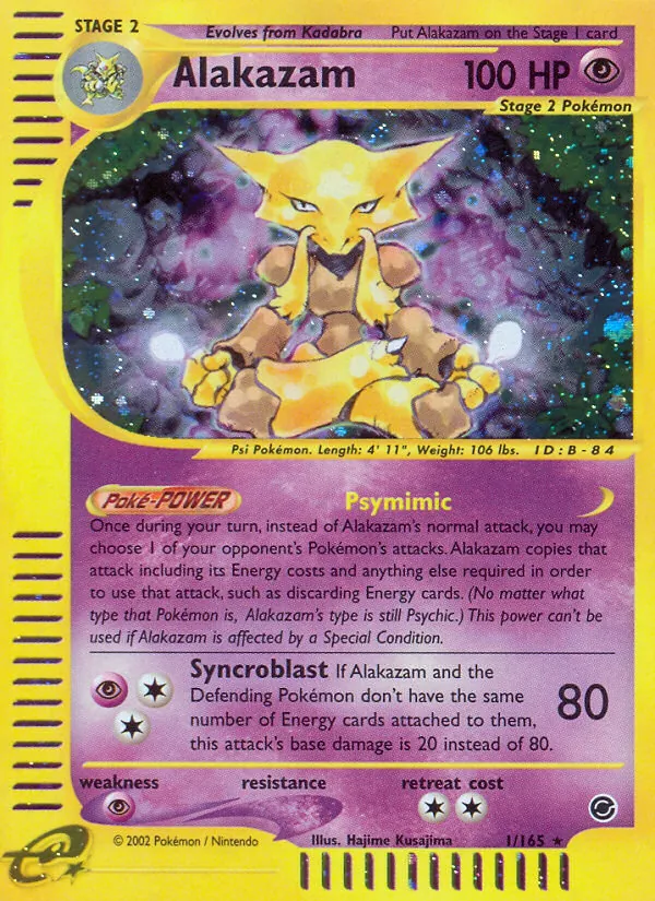 1-RH Alakazam – Expedition Base Set