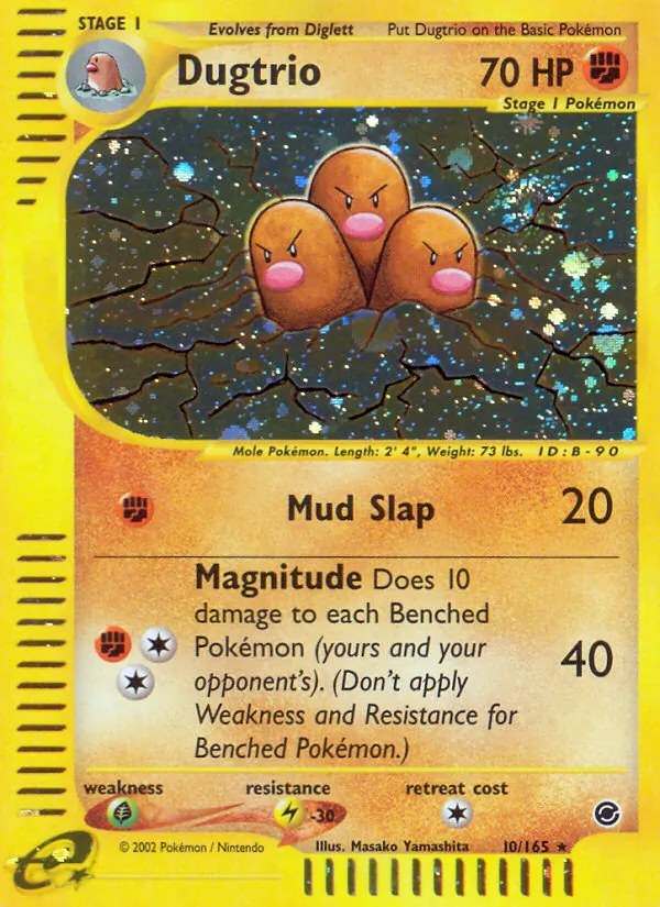 10-RH Dugtrio – Expedition Base Set