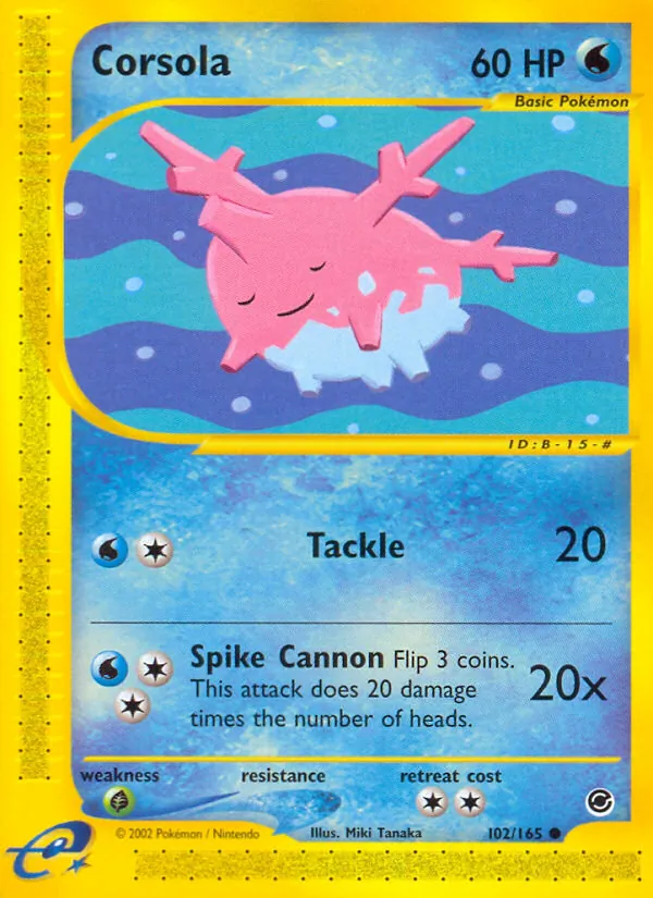 102-RH Corsola – Expedition Base Set