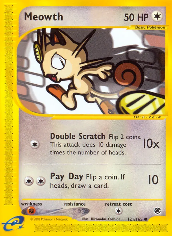 121-RH Meowth – Expedition Base Set