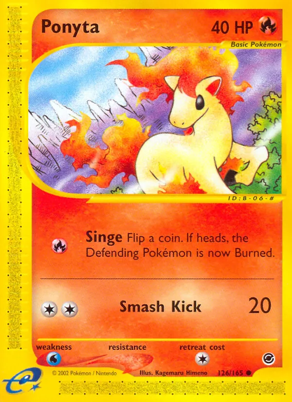 126-RH Ponyta – Expedition Base Set