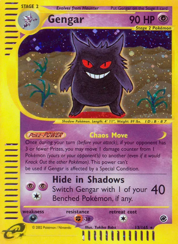 13-RH Gengar – Expedition Base Set