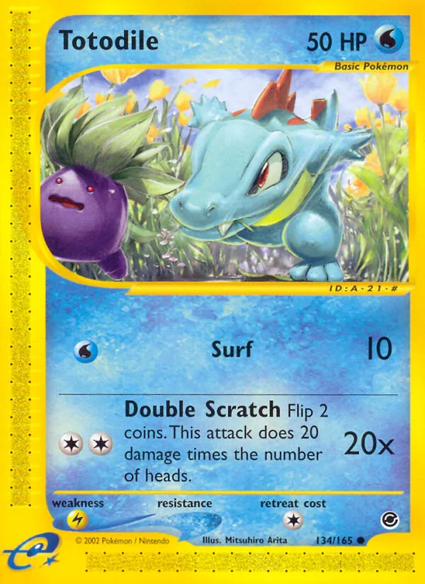 134-RH Totodile – Expedition Base Set