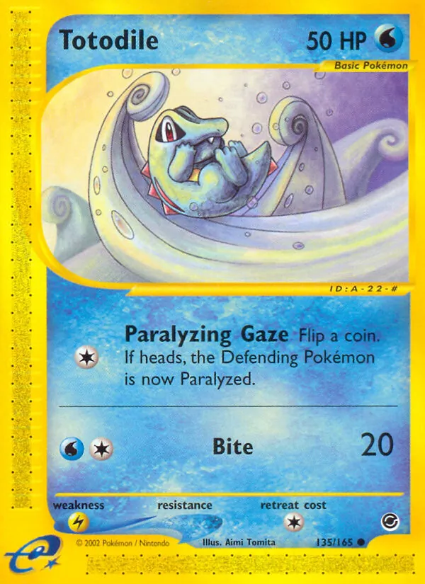 135-RH Totodile – Expedition Base Set