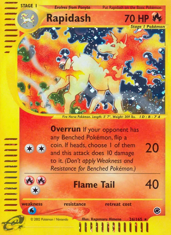 26-RH Rapidash – Expedition Base Set