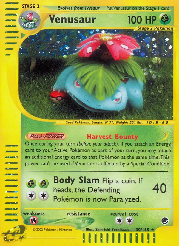 30-RH Venusaur – Expedition Base Set