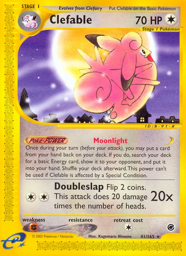 41-RH Clefable – Expedition Base Set