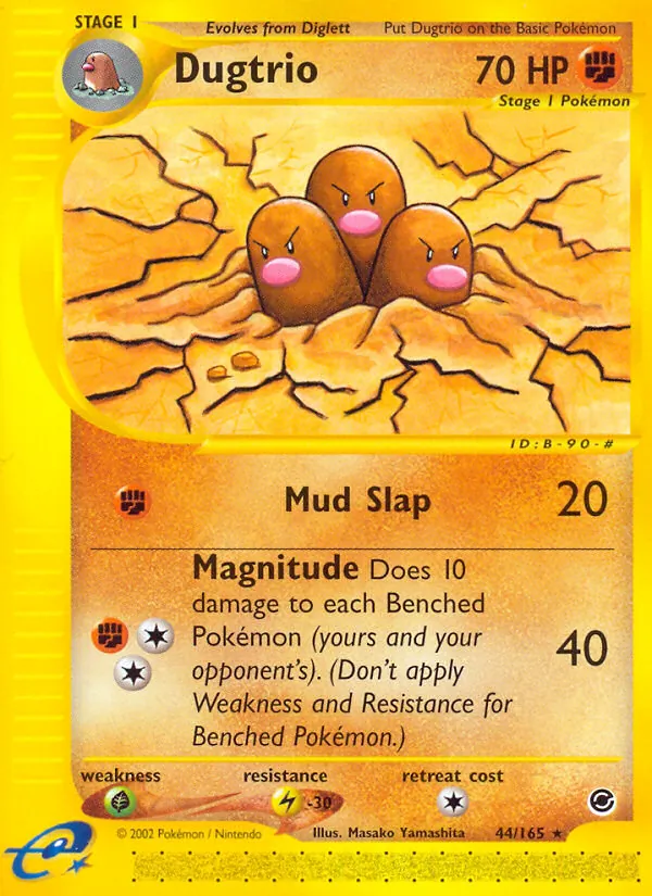 44-RH Dugtrio – Expedition Base Set