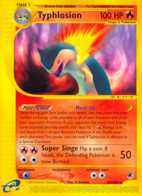 65-RH Typhlosion – Expedition Base Set